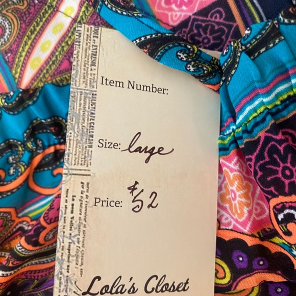 BNWT- Honeylee Boho summer mini-dress, size largr - Picture 3 of 3